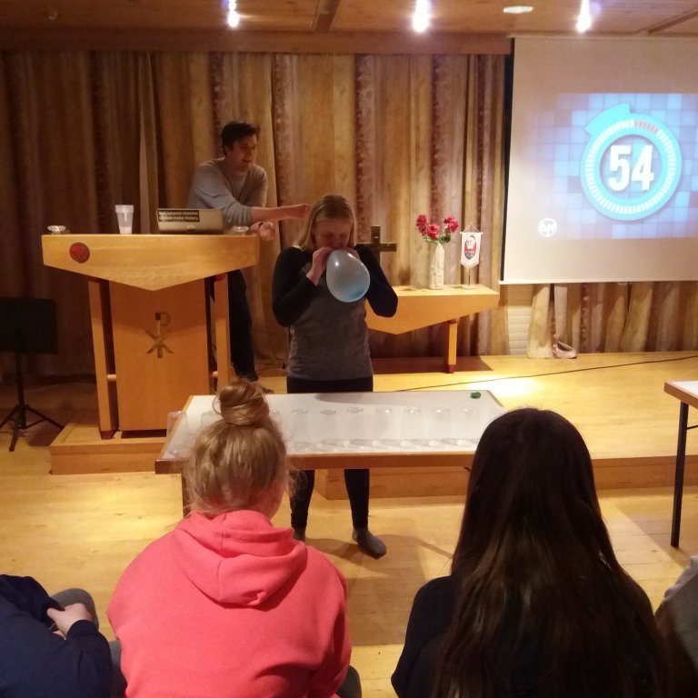 í heimsókn í sunnuhlíð hjá KFUM og K