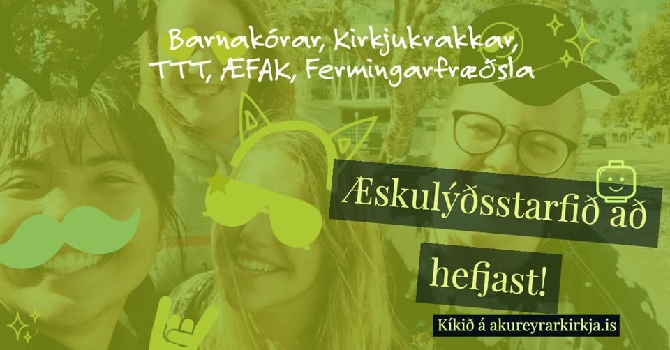 Æskulýðsstarfið hefst að nýju!
