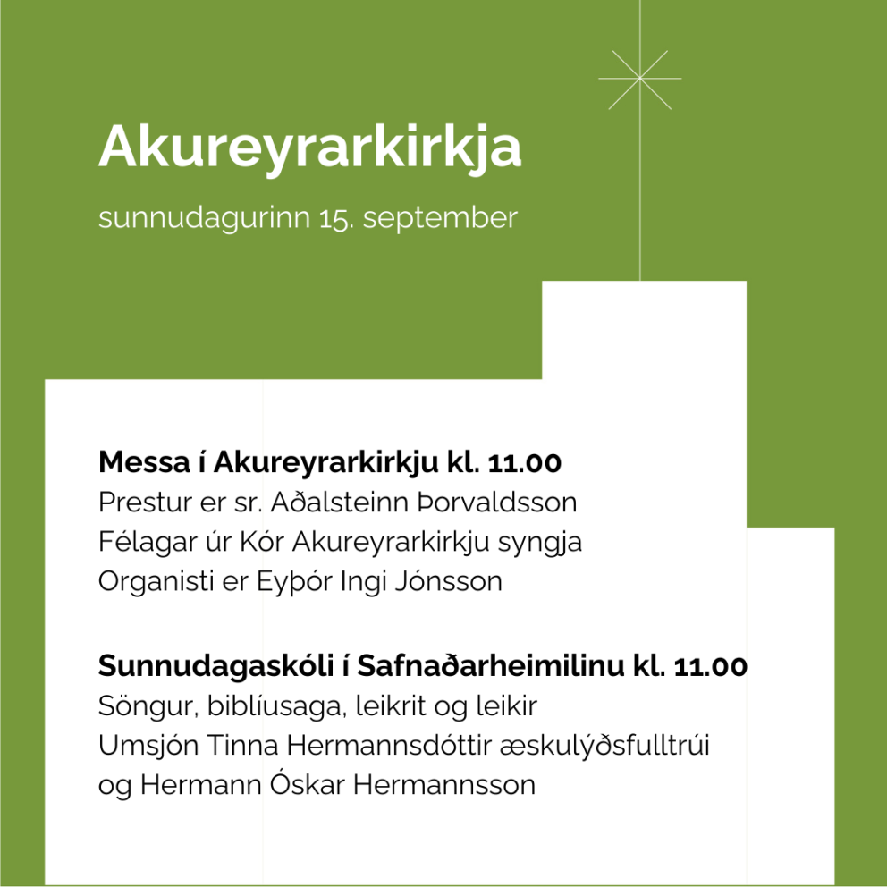 Sunnudagurinn 15. september