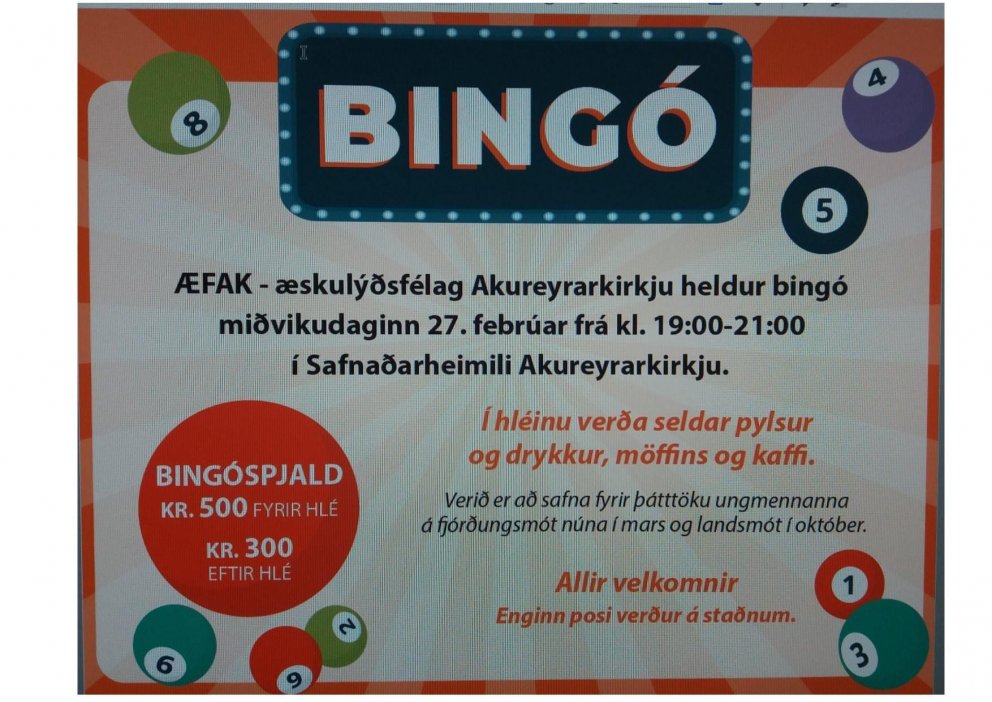 BINGÓ BINGÓ BINGÓ