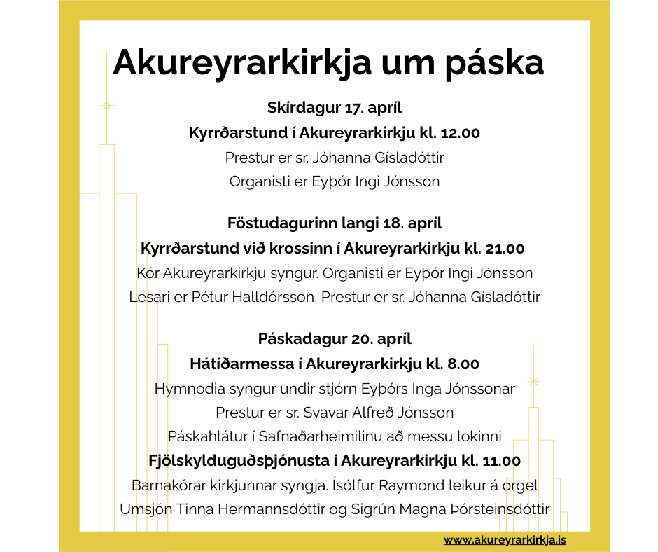 Akureyrar- og Laugalandsprestakall um páska