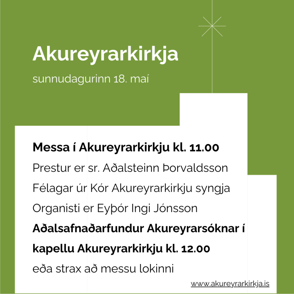 Sunnudagurinn 18. maí