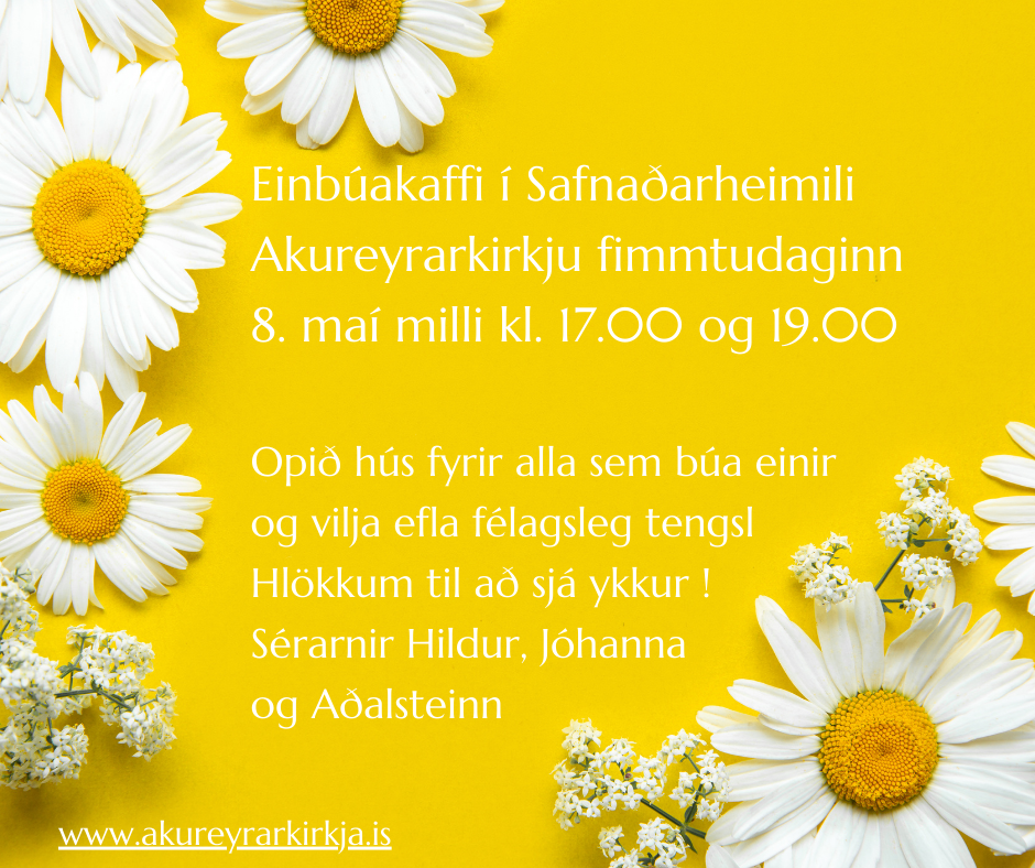 Einbúakaffi í Safnaðarheimilinu