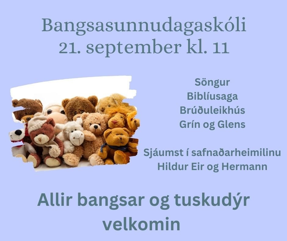 Bangsasunnudagaskóli í Safnaðarheimilinu