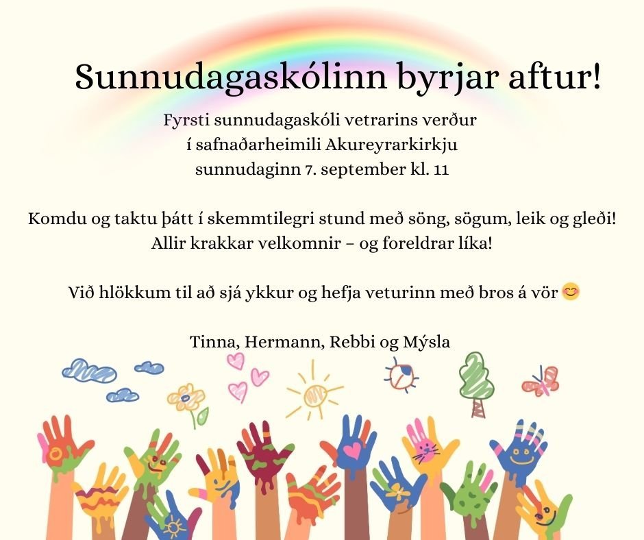 Fyrsti sunnudagaskóli vetrarins