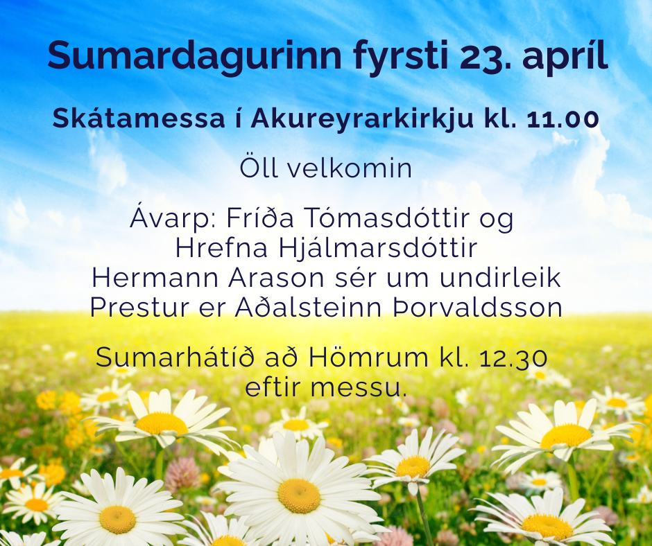 Sumardagurinn fyrsti í Akureyrarkirkju