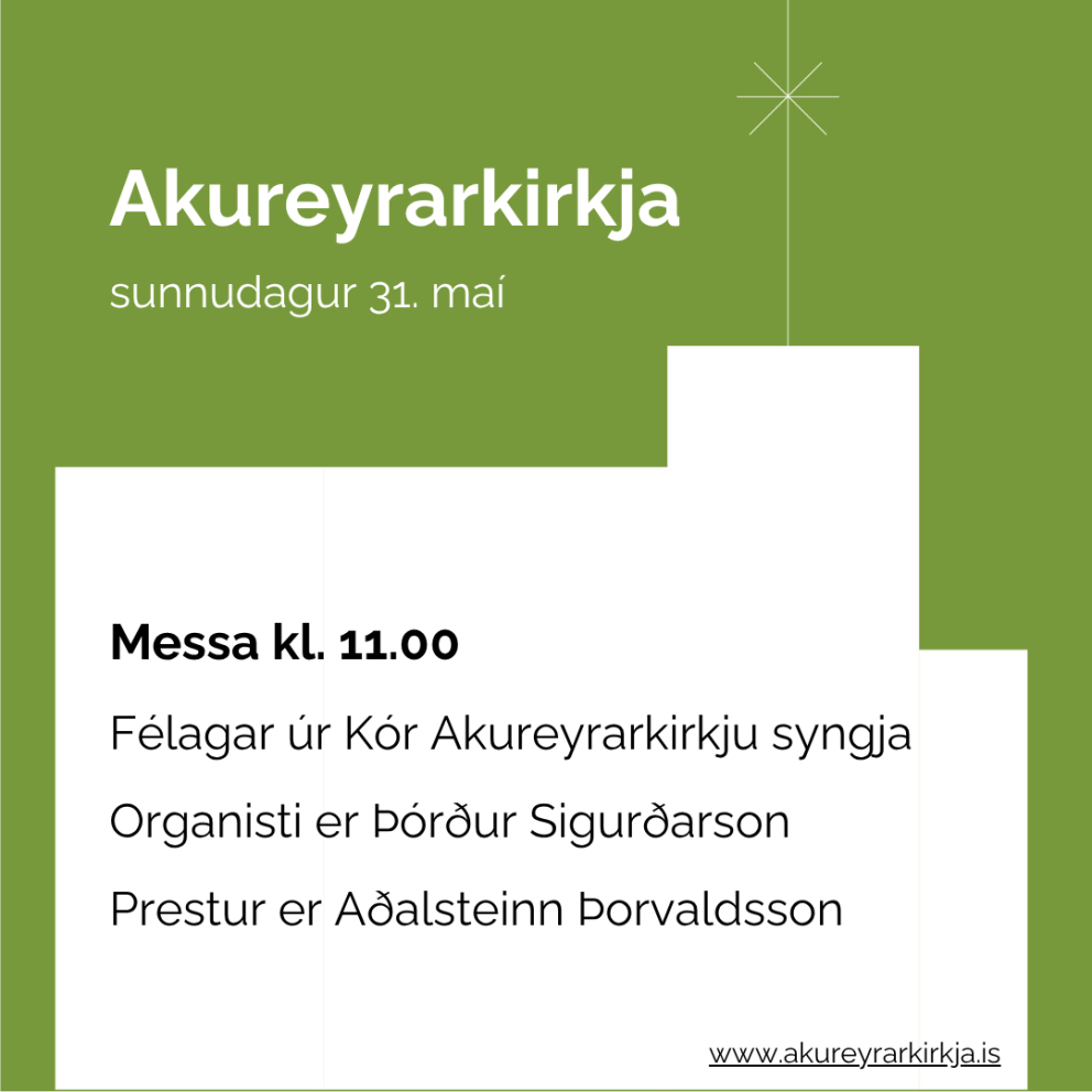 Sunnudagurinn 31. maí