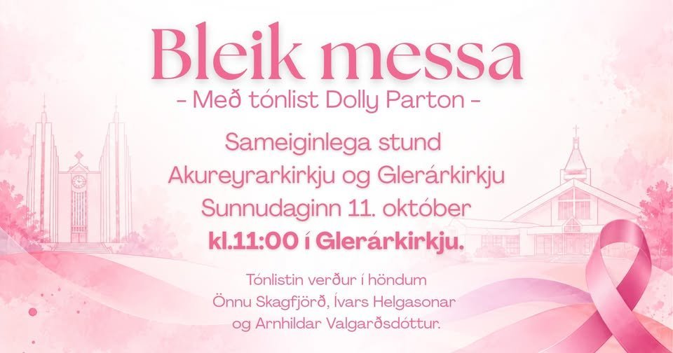 Bleika messa í Glerárkirkju