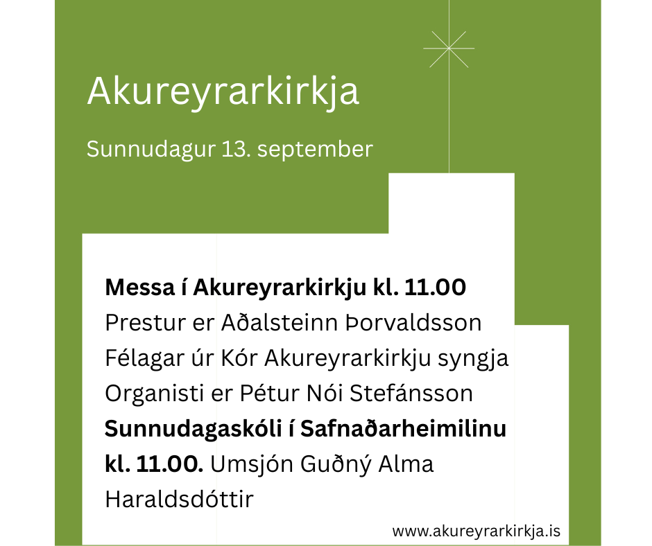Sunnudagurinn 13. september