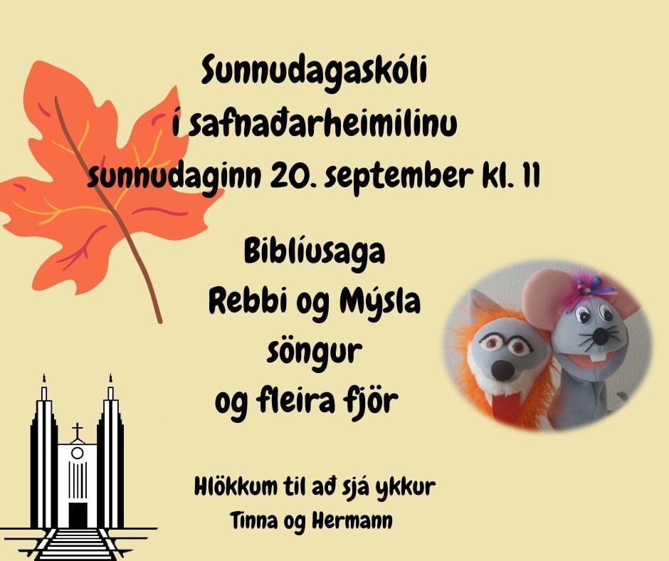 Sunnudagaskóli 20. september