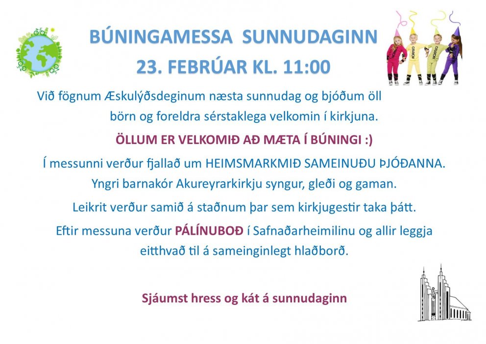 Æskulýðsdagurinn 23. febrúar 2020