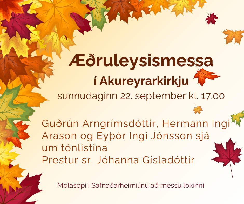 Æðruleysismessa í Akureyrarkirkju