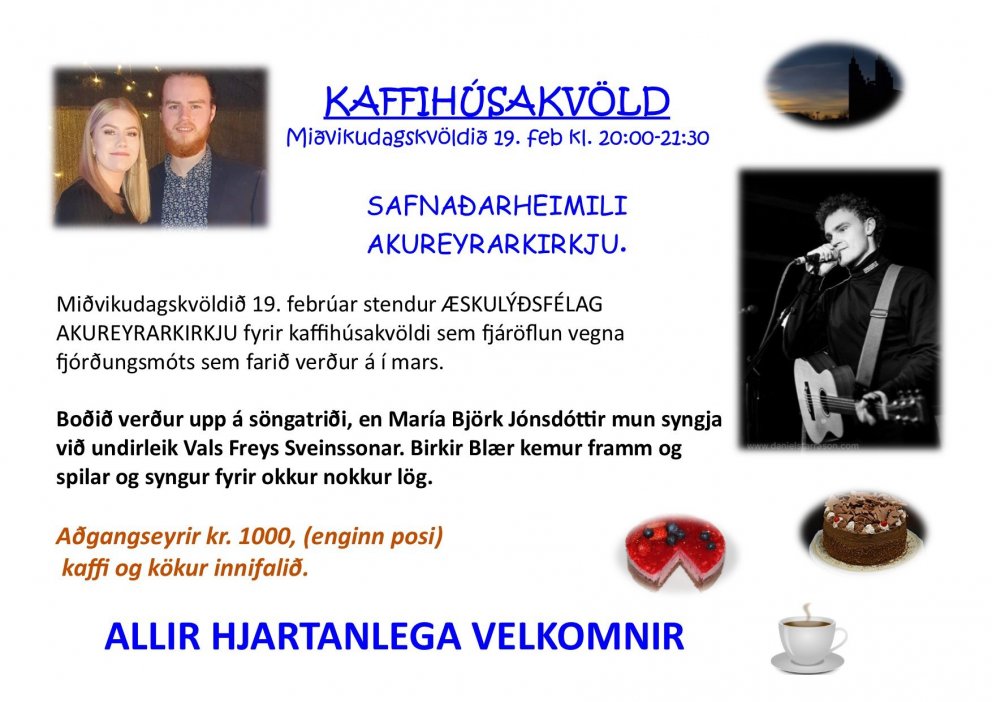 Kaffihúsakvöld hjá ÆFAK 19.febrúar