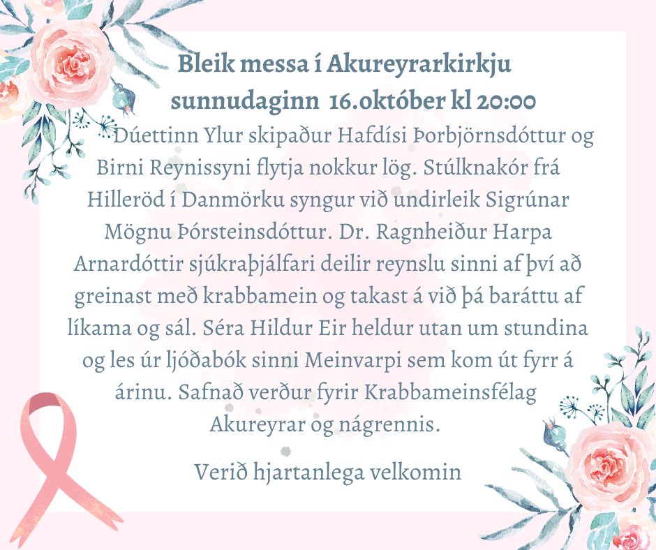 Bleik messa í Akureyrarkirkju