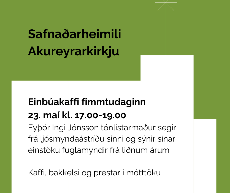 Einbúakaffi fimmtudaginn 23. maí