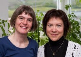 Eydís Franzdóttir, óbóleikari, og Sigrún Magna Þórsteinsdóttir, orgelleikari.