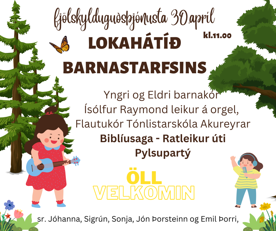 Lokahátíð barnastarfsins 30.apríl 2023