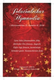 Jólatónleikar Hymnodiu og félaga