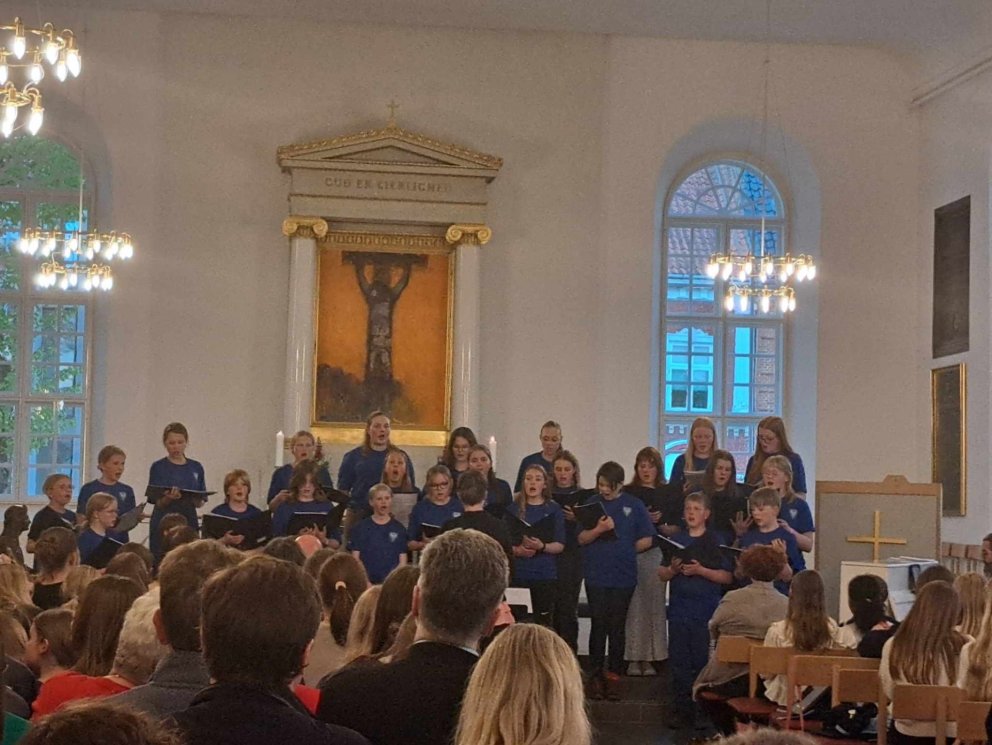 Á tónleikum í Sct. Michaelis kirkjunni