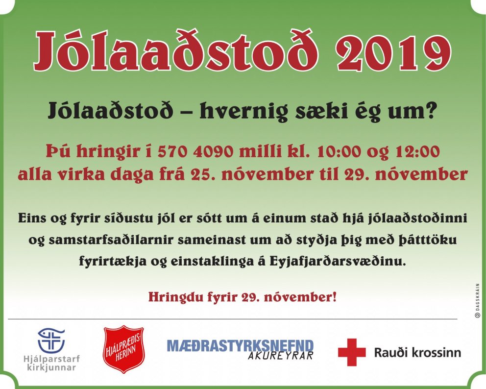 Jólaaðstoð 2019