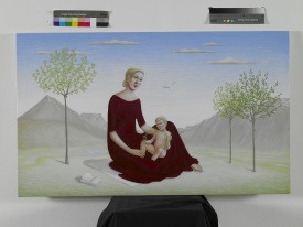 Altaristafla í kapellu Akureyrarkirkju