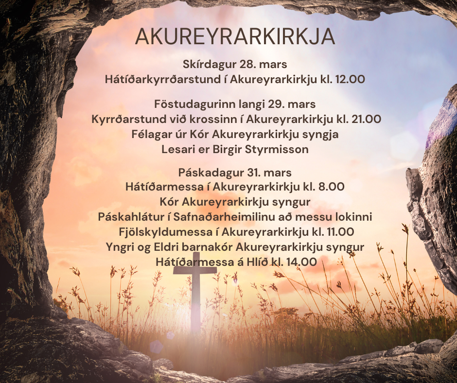 Akureyrarkirkja um páska