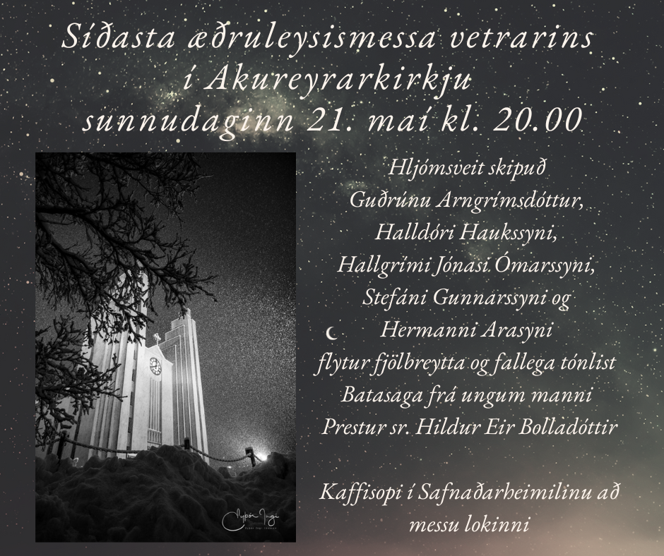 Síðasta æðruleysismessa vetrarins