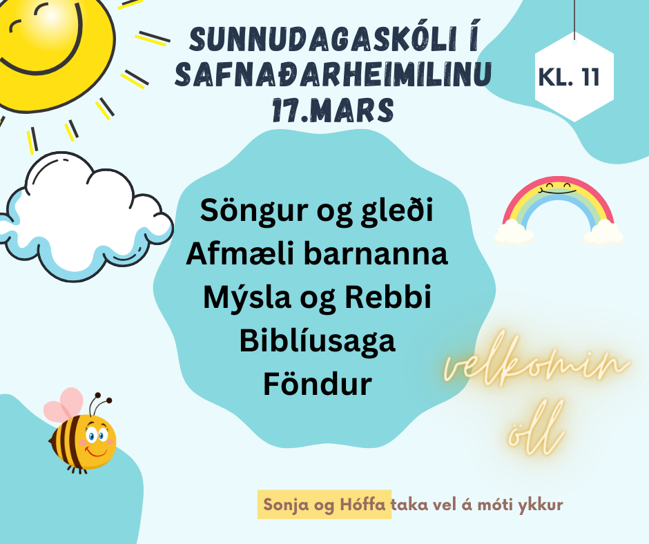 Sunnudagaskólinn 17.mars