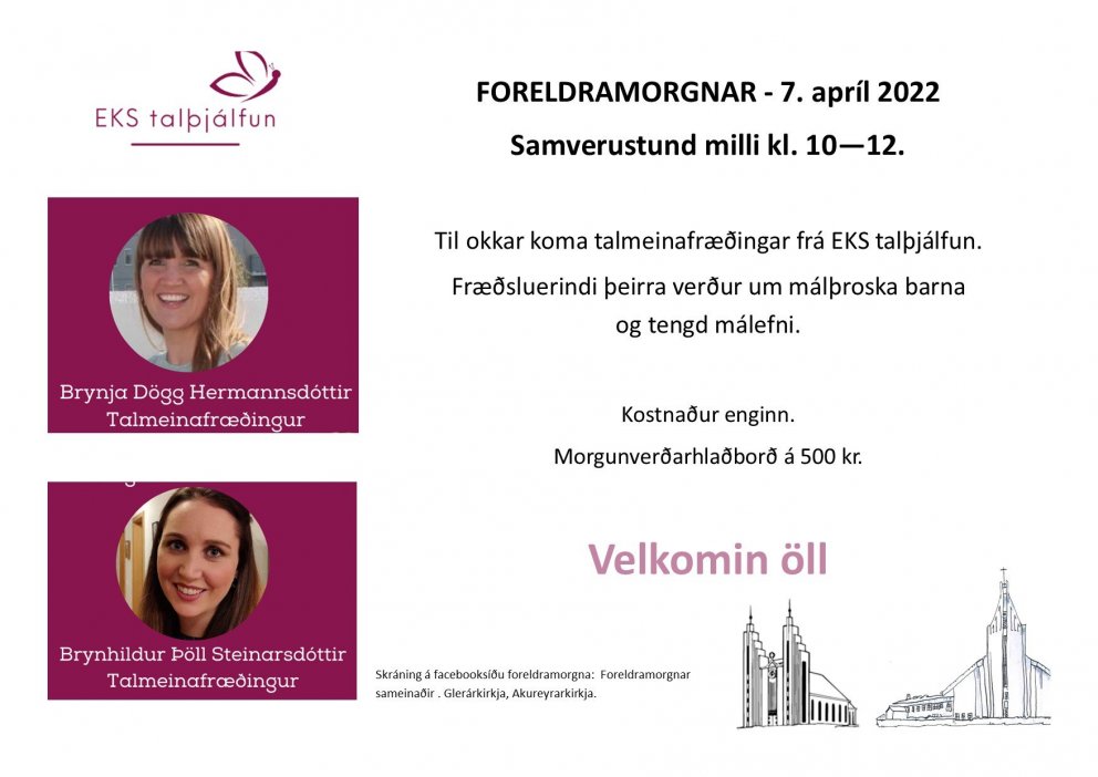 Fræðsla á foreldramorgni