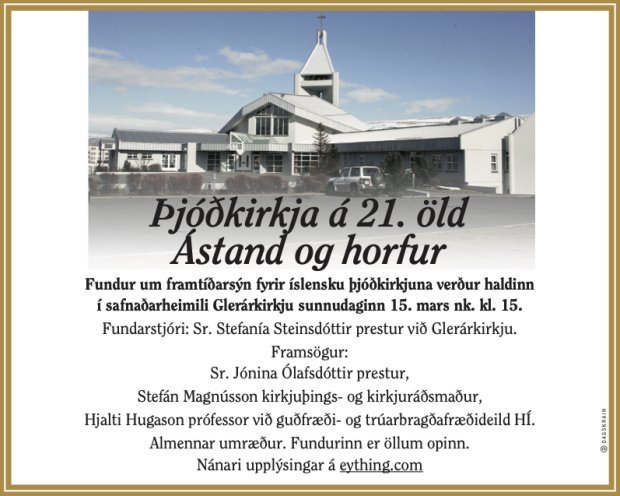 Þjóðkirkja á 21. öld - Ástand og horfur