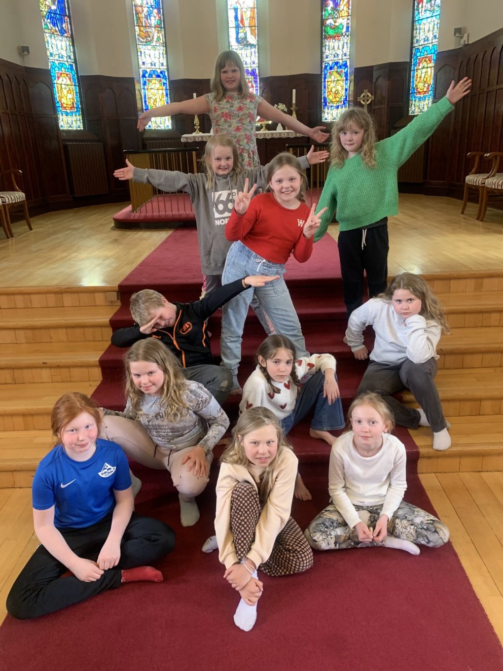 Fyrstu kóræfingar ársins hjá barnakórum Akureyrarkirkju