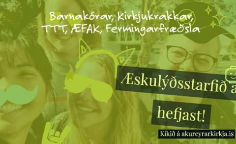 Æskulýðsstarfið hefst að nýju!
