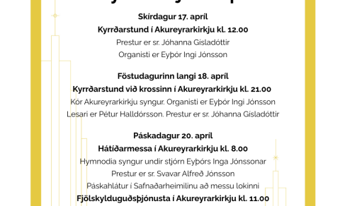 Akureyrar- og Laugalandsprestakall um páska