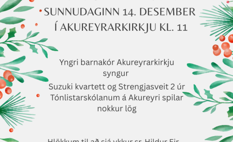 Aðventuhátíð barnanna í Akureyrarkirkju