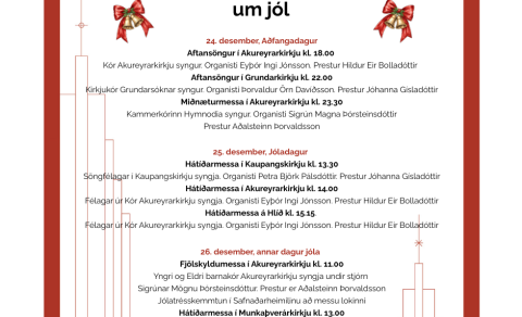Jól í Akureyrar- og Laugalandsprestakalli
