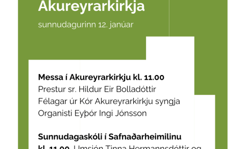 Akureyrarkirkja 12. janúar