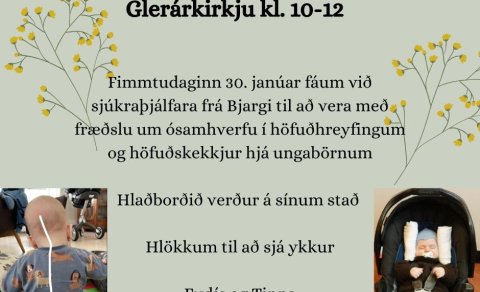 Sameiginlegir foreldramorgnar Glerárkirkju og Akureyrarkirkju