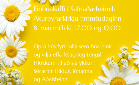 Einbúakaffi í Safnaðarheimilinu