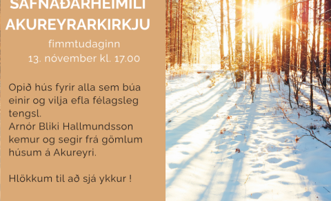 Einbúakaffi í Safnaðarheimilinu