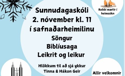 Sunnudagaskóli 2. nóvember
