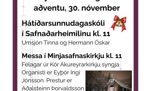 Fyrsti sunnudagur í aðventu, 30. nóvember