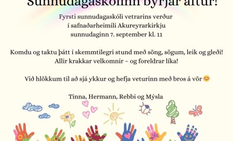 Fyrsti sunnudagaskóli vetrarins