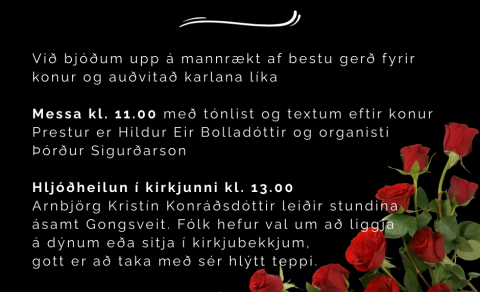 Konudagsmessa í Akureyrarkirkju sunnudaginn 22. febrúar