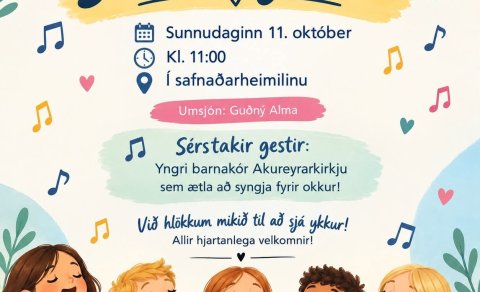Sunnudagaskóli í Safnaðarheimilinu