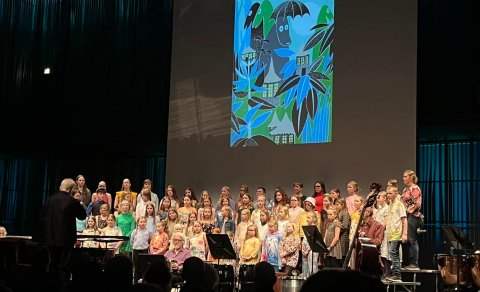 Frá tónleikum í Hörpu sl. vor