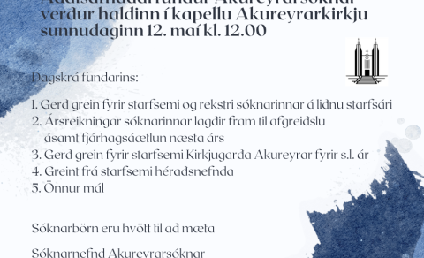 Aðalsafnaðarfundur Akureyrarsóknar