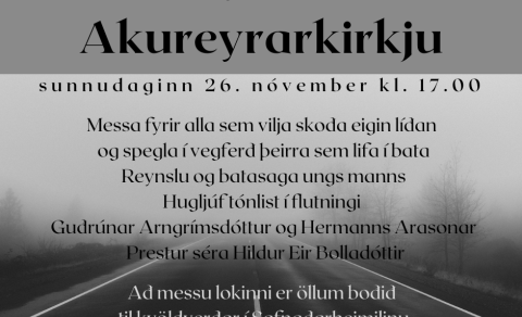 Æðruleysismessa í Akureyrarkirkju