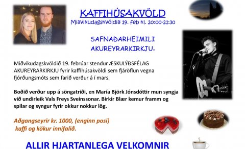 Kaffihúsakvöld hjá ÆFAK 19.febrúar