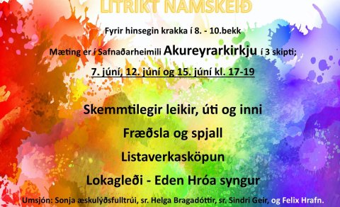 Litríkt námskeið fyrir hinsegin krakka í 8.-10. bekk