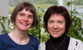 Eydís Franzdóttir, óbóleikari, og Sigrún Magna Þórsteinsdóttir, orgelleikari.